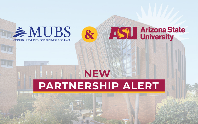 MUBS & Arizona State University Sign a Collaboration Agreement to Launch the 'Education in Emergencies' Program